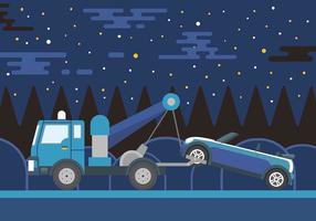 Towing Vector Background