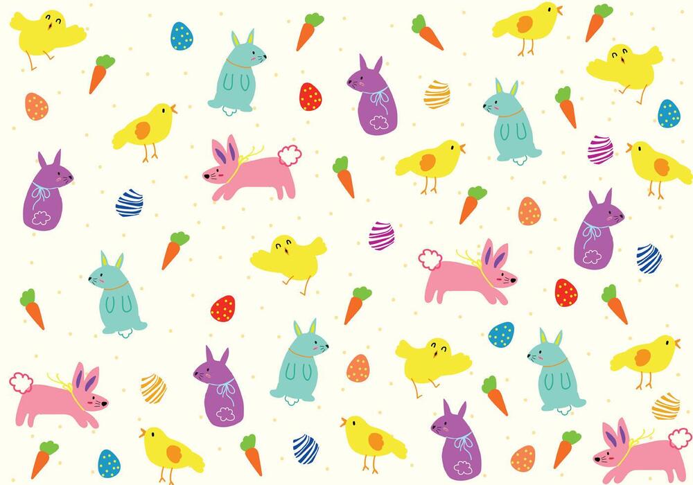 Easter Pattern Background Vector Art, Icons, and Graphics for Free Download