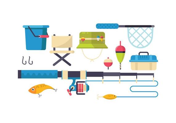 Free Fishing Tools Icon Set 149134 Vector Art at Vecteezy