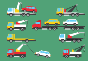 Towing Icons Vector