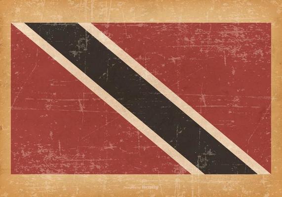 Grunge Flag of Trinidad and Tobago