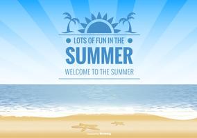 Summer Background Illustration vector