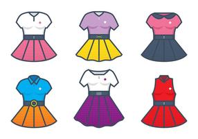 Poodle Skirt Illustration vector