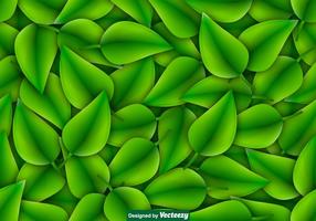 Vector Green Leaves Seamless Pattern