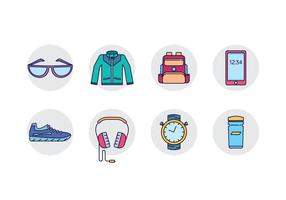 Daily Activity Gear vector