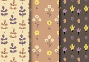 Free Autumn Floral Pattern vector