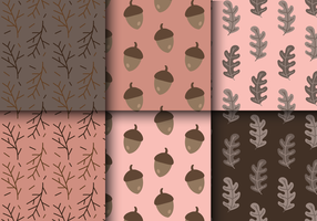 Free Autumn Floral Pattern vector