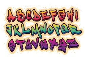 Graffiti Font Free Vector Art 782 Free Downloads