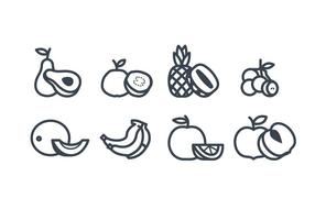 Fruits vector icon