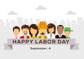 Happy Labor Day  Vector