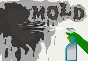 Spraying Mold Vector Background 