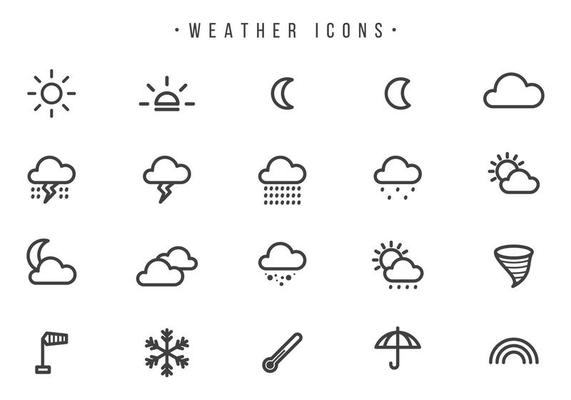 Weather Icons Vector Art, Icons, and Graphics for Free Download