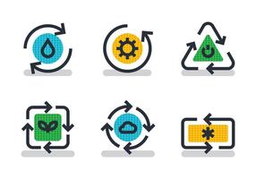 Recycle Icon vector