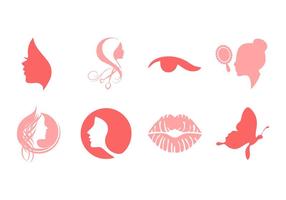 Beauty Icons Vector