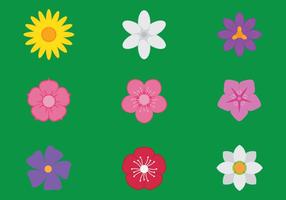 Flower Icons vector
