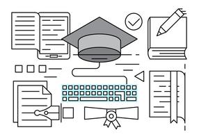 Linear Education Vector Elements