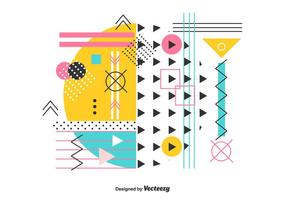 Abstract  Geometric Vector 