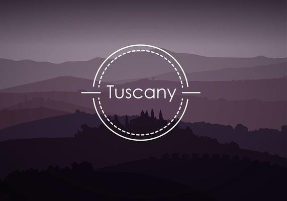 Tuscany Background Free Vector