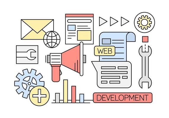Linear Web Development Vectors