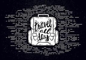 Free Hand Drawn Travel Background vector