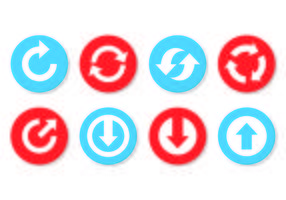 Set Of Update Icons vector