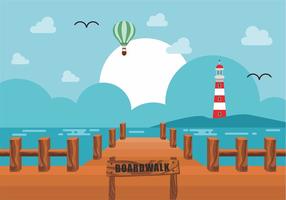 Boardwalk Vector Design