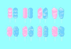 Sweet Candy Floss Vector Libre