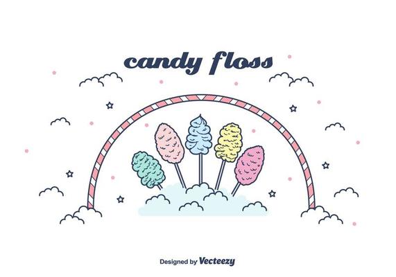 Candy Floss Vector