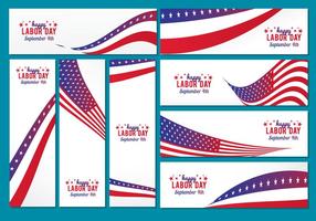 Labor Day Banner Vector