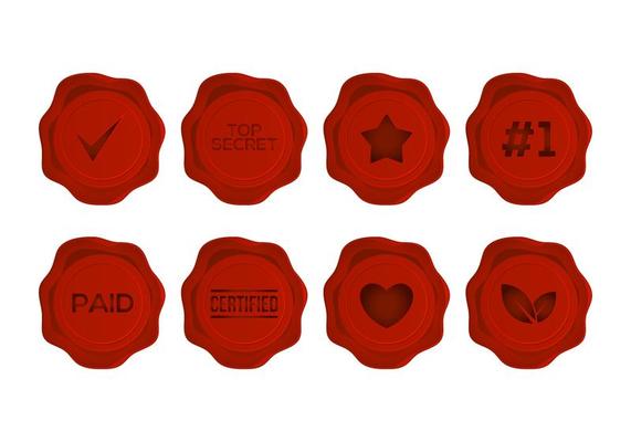 Wax Seal Vector Pack