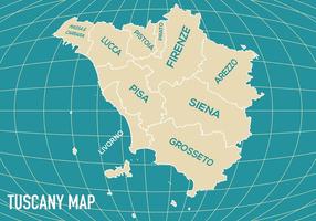 Tuscany Map Vector