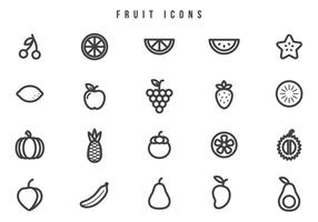 Vectores libres de la fruta
