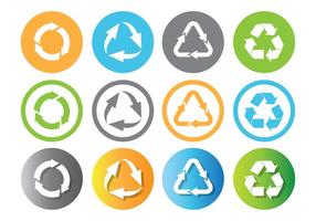 Icono de reciclaje vector