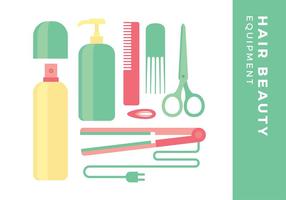 Hair Beauty Equipment Free Vector