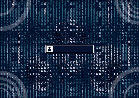 Matrix background vector