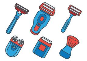 Shaver Vector Icons