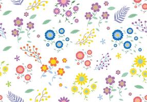 Seamless Ditsy Floral Pattern