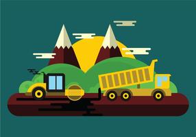 Road Work Illustration vector