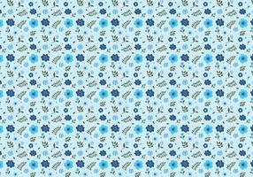 Ditsy Aqua Background Free Vector