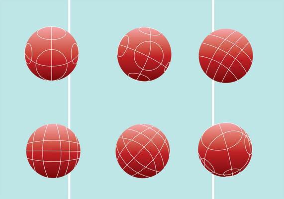 Bocce Ball Vector Pack