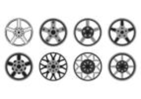 Icon Of Alloy Wheels vector