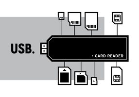 Card Reader Vector Illustration