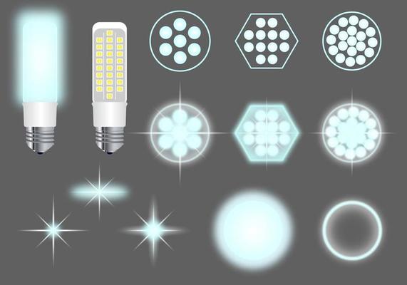 Vectores e ilustraciones de Luces leds para descargar gratis