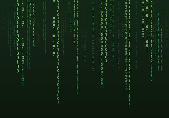 Binary Text Background