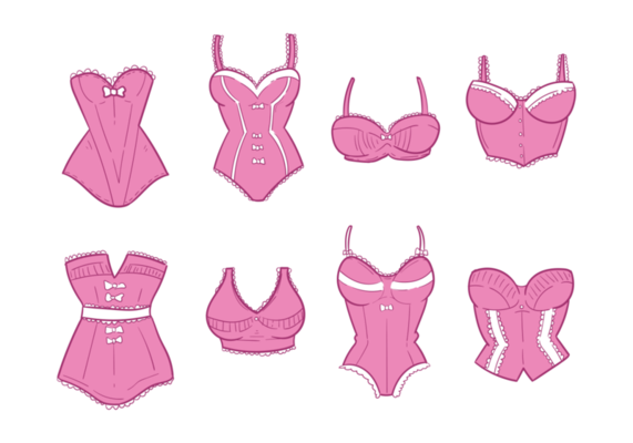 Bra Penty PNG Transparent Images Free Download, Vector Files