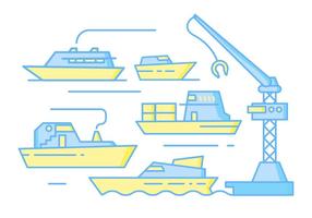 Free Unique Shipyard Vectors