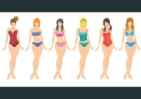 Bustier Vector Iconos