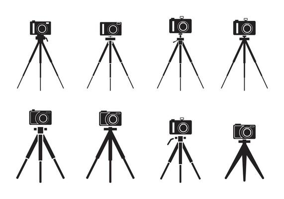 Camera Tripod Silhouette