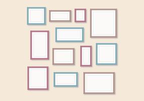 Set Of Frames vector