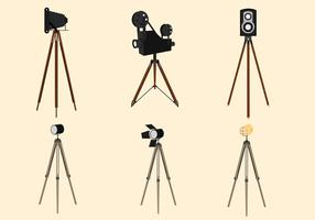 Vintage Tripod Vector Pack